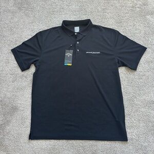 Callaway Men's Black Polo Shirt Golf NWT BrandSafway